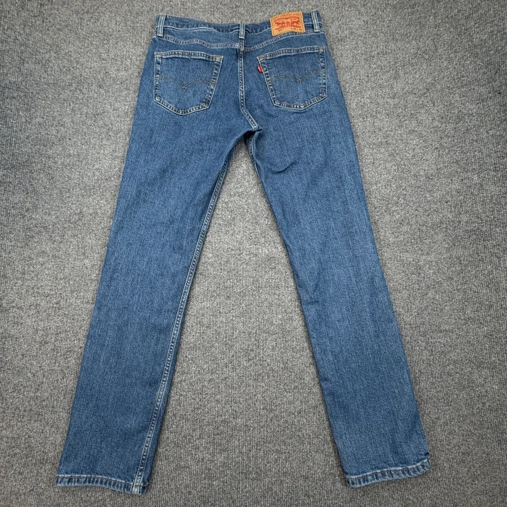 Levi's‎ 511 Slim Fit Jeans Mens 32x32 (Fits 32x31) Blue Fade Medium Wash Denim